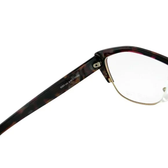 ANDY WOLF 5093 C: E(RED/MULTI MARBLE) 56-17-140 Eyeglass Frames